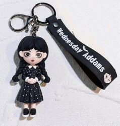 Брелок підвіска на рюкзак Wednesday Addams 3D Keychain Уенсдей Аддамс Backpack