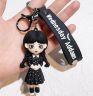 Брелок подвеска на рюкзак Wednesday Addams 3D Keychain Уэнсдэй Аддамс Backpack