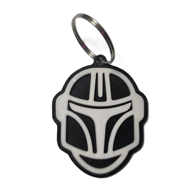 Брелок Star Wars Boba Fett Mandalorian Keychain ABS пластик Зоряні війни Мандалорець Боба Фет 5 см.
