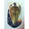 World of Warcraft Alliance Logo Golden Shield Metal