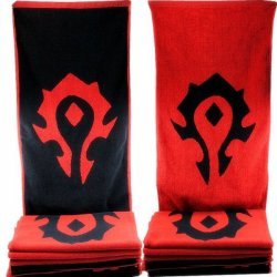 Полотенце со знаком Орды (Horde World of Warcraft Towel) 35 x 75cm