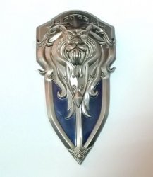 World of Warcraft Alliance Logo Shield Metal #2