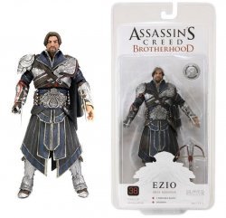 Фигурка NECA Assassins Creed Ezio ONYX UNHOODED ASSASSIN Figure