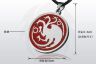 Медальйон Game of Thrones Targaryen Dragon