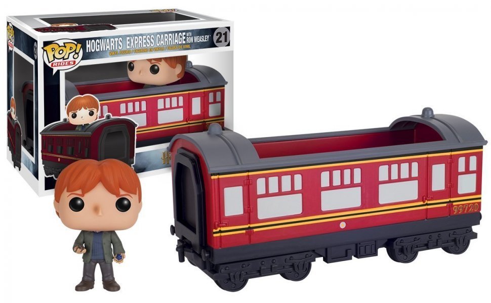 Фигурка POP Rides: Harry Potter - Hogwarts Express Train car with Ron Weasley Action Figure
