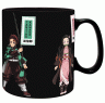 Чашка хамелеон Demon Slayer Mug Tanjiro Nezuko Zenitsu Inosuke Anime кухоль 460 мл