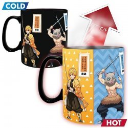 Чашка хамелеон Demon Slayer Mug Tanjiro Nezuko Zenitsu Inosuke Anime кухоль 460 мл