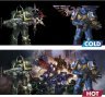 Чашка хамелеон Warhammer 40K Ultramarine and Black Legion Heat Change Mug кружка Вархаммер 460 мл