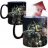 Чашка хамелеон Warhammer 40K Ultramarine та Black Legion Heat Change Mug кружка Вархаммер 460 мл