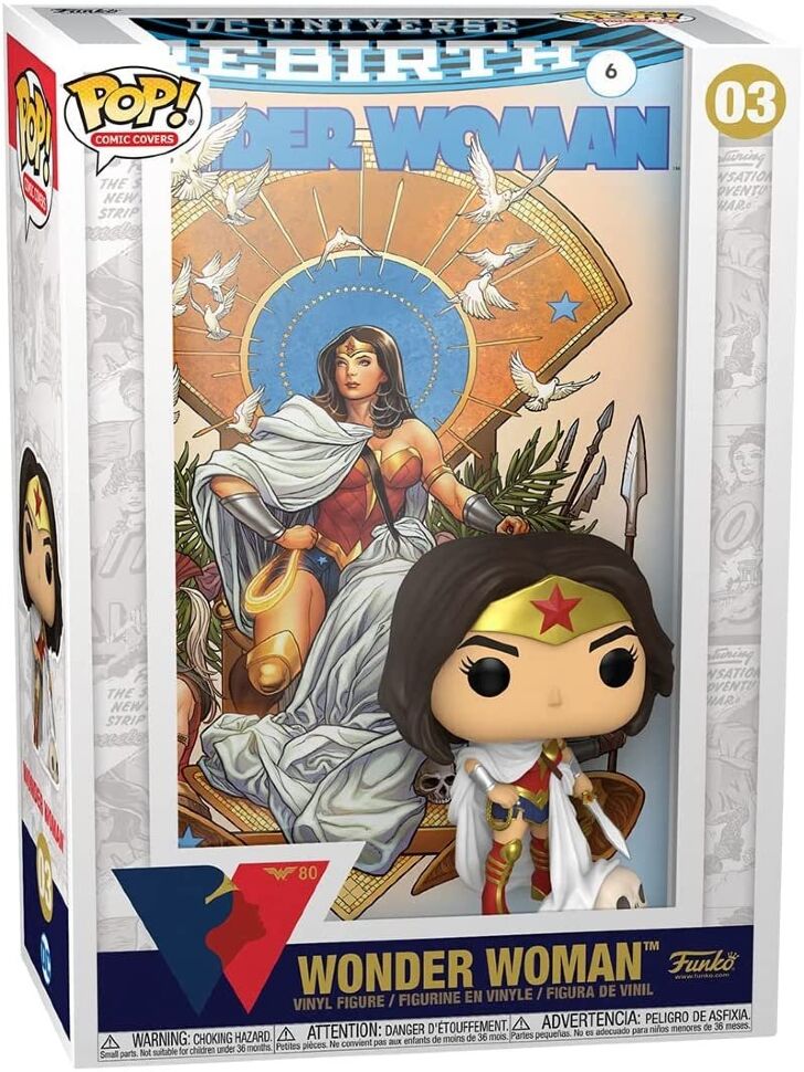 Фігурка Funko Pop Comic Cover 80th Wonder Woman Rebirth Чудо Жінка Фанко 03