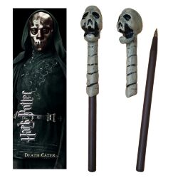 Ручка паличка Harry Potter Death Eater Skull Wand Pen and Bookmark + Закладка