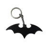 Брелок Batman Logo Keychain ABS пластик Бэтмен Лого чёрный 8 см.