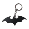 Брелок Batman Logo Keychain ABS пластик Бэтмен Лого чёрный 8 см.