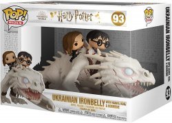 Фигурка Funko Rides Ukrainian Ironbelly Gringotts Dragon with Harry, Ron, Hermione Фанко Украинский Железнобрюх 93