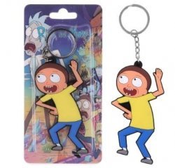 Брелок Рік і Морті Rick And Morty №8 Двосторонній Об'ємний 3D брелок