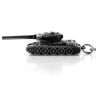 Брелок World of Tanks танк (цвет: серебро) башня вращается