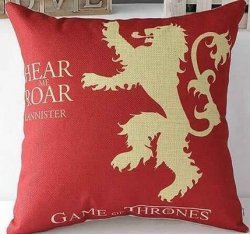 Подушка Game of Thrones  (Cotton & Linen) Lannister