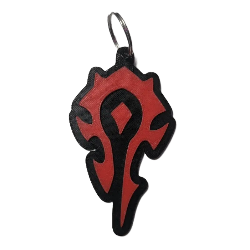 Брелок Warcraft Horde Keychain ABS пластик Варкрафт Орда 9 см.