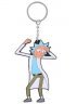 Брелок Рік і Морті Rick And Morty №7 Двосторонній Об'ємний 3D брелок