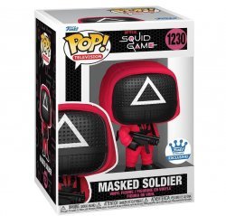 Фигурка Funko Squid Game Masked Soldier Игра в Кальмара Солдат Треугольник фанко (Funko Exclusive) 1230