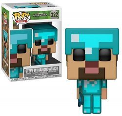 Фігурка Funko POP Games: Minecraft - Steve in Diamond Armor (Exclusive)