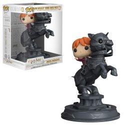 Фігурка Funko Pop Movie Moment: Harry Potter - Ron Weasley Riding Chess piece