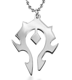 Медальон World of Warcraft Horde Titanium steel silver