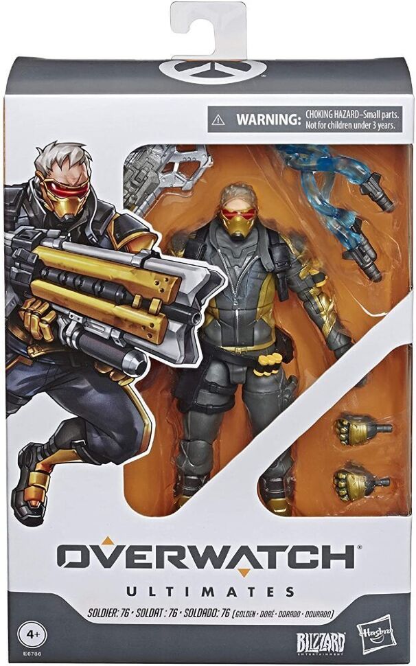 Фигурка Overwatch Ultimates Series Soldier 76 GOLD Collectible Action Figure