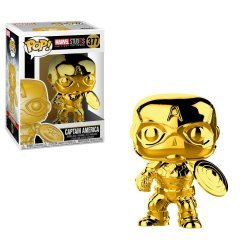 Фигурка Funko Pop! Marvel Captain America (Gold Chrome) 