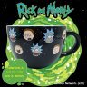 Кружка Rick and Morty Heads Line Up Ceramic Mug Чашка Рік та Морті 650 мл