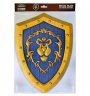 Табличка металева Blizzard World of Warcraft Alliance Shield Варкрафт Альянс 35x25 см