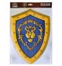 Табличка металлическая Blizzard World of Warcraft Alliance Shield Варкрафт Альянс 35x25 см 