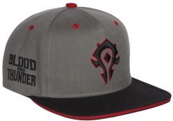 Кепка JINX World of Warcraft - Blood and Thunder Snap Back Hat Бейсболка Орда