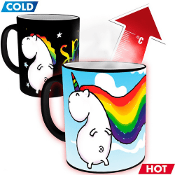Чашка хамелеон Unicorn Sparkle Единорог 320 мл