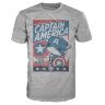 Футболка Men's Pop! T-Shirts: Marvel - Cap America Fight For Justice (размер L)
