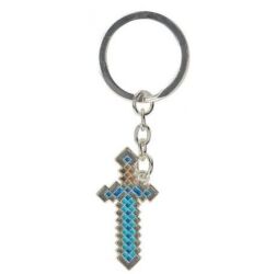 Брелок Minecraft Diamond Sword JINX Keychain Майнкрафт меч метал