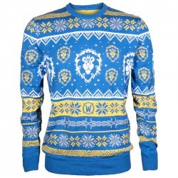 Светр World of Warcraft ALLIANCE Ugly Holiday Pullover Sweater (Варкрафт Альянс) L