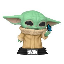 Фигурка Funko Star Wars: Mandalorian The Child Baby Grogu Butterfly Фанко Грогу (Exclusive) 468