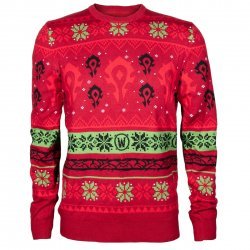 Свитер World of Warcraft Horde Ugly Holiday Pullover Sweater (Варкрафт Орда) L