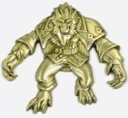 Значок Blizzard Collectible Pins Series 6 Warcraft Genn Greymane gold