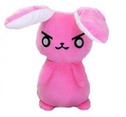 Мягкая игрушка Overwatch Dva Pink Rabbit Plush 50 cм